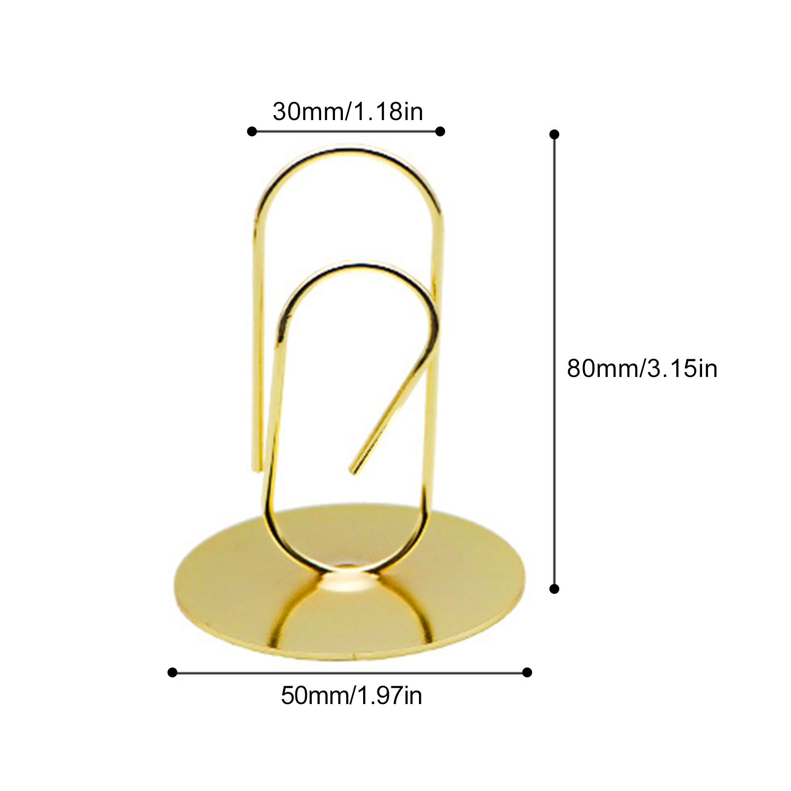 Penjepit Kartu Nomor Meja Desa - Table Number Gold ulasan dan harga