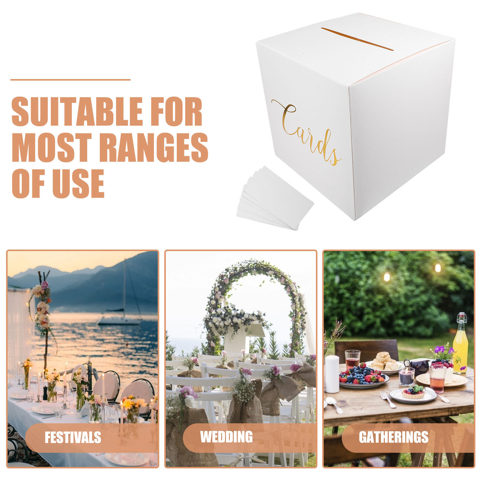 1 Set Kotak Kartu Pernikahan,  - Wedding Card Box ulasan dan harga