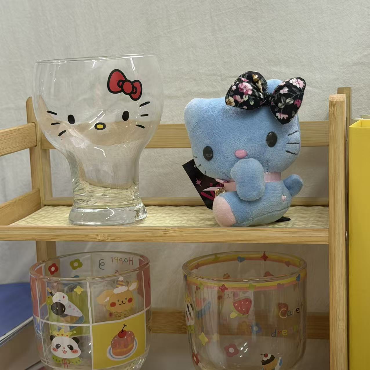 Boneka Hello Kitty Biru Bermot - Good Floral & Wedding Decor Supply Photos ulasan dan harga